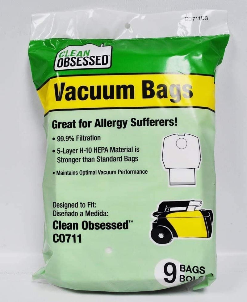 Clean Obsessed CO711 Canister HEPA Vacuum Bags (27 Bags) - Image 2